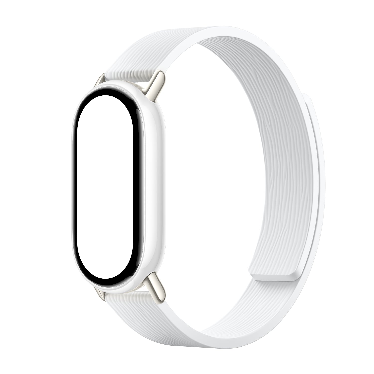Xiaomi Smart Band 10 Magnetic Kona Leather Strap - Glacier White - alternate product view 3
