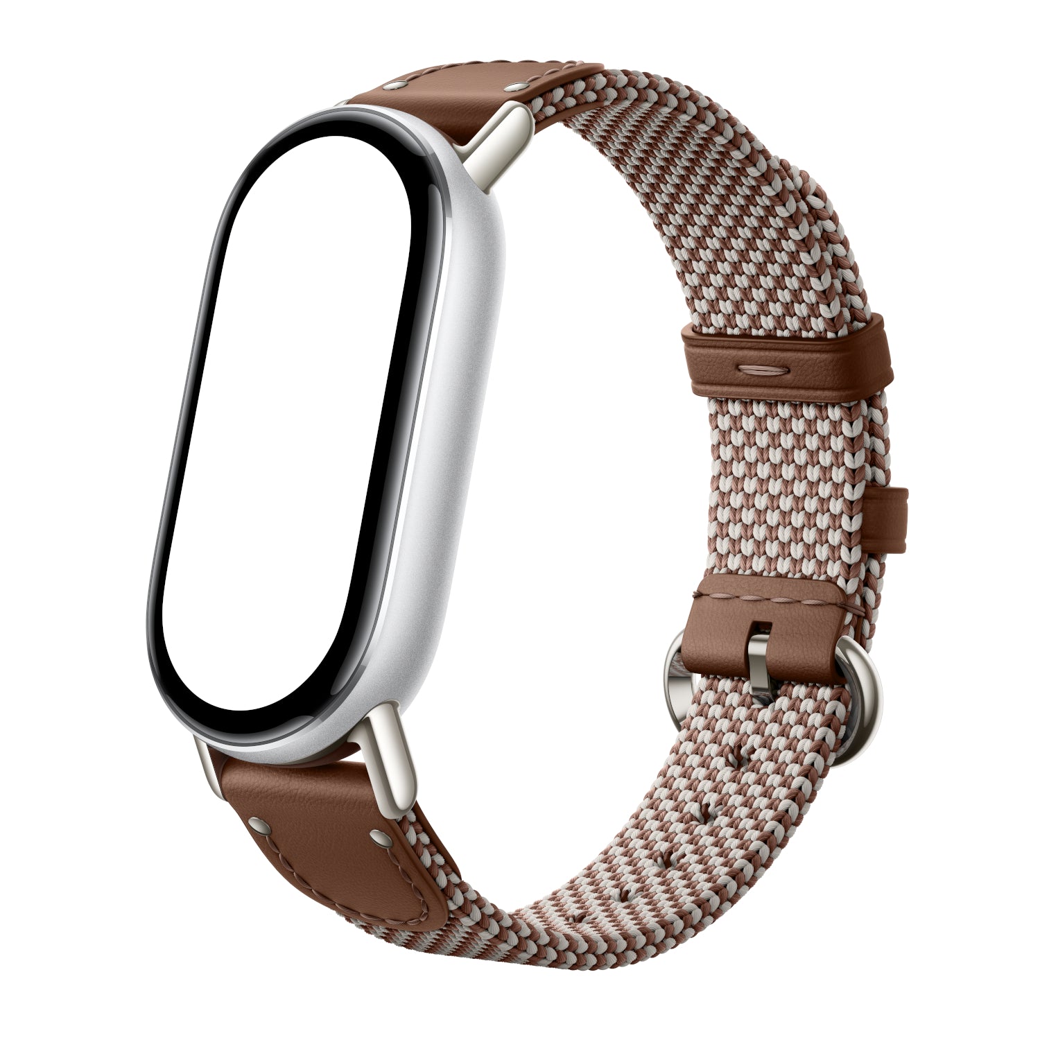 Xiaomi Smart Band 10 Knitted Silk Strap - Feather Brown - alternate product view 2
