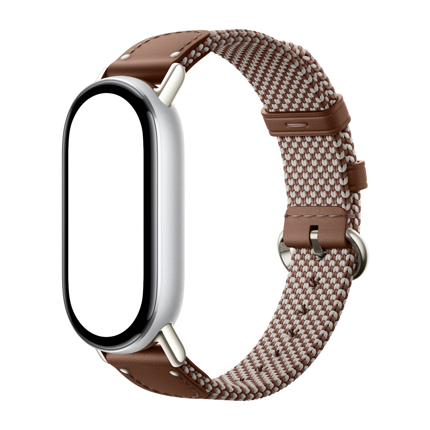Xiaomi Smart Band 10 Knitted Silk Strap - Feather Brown - alternate product view 3