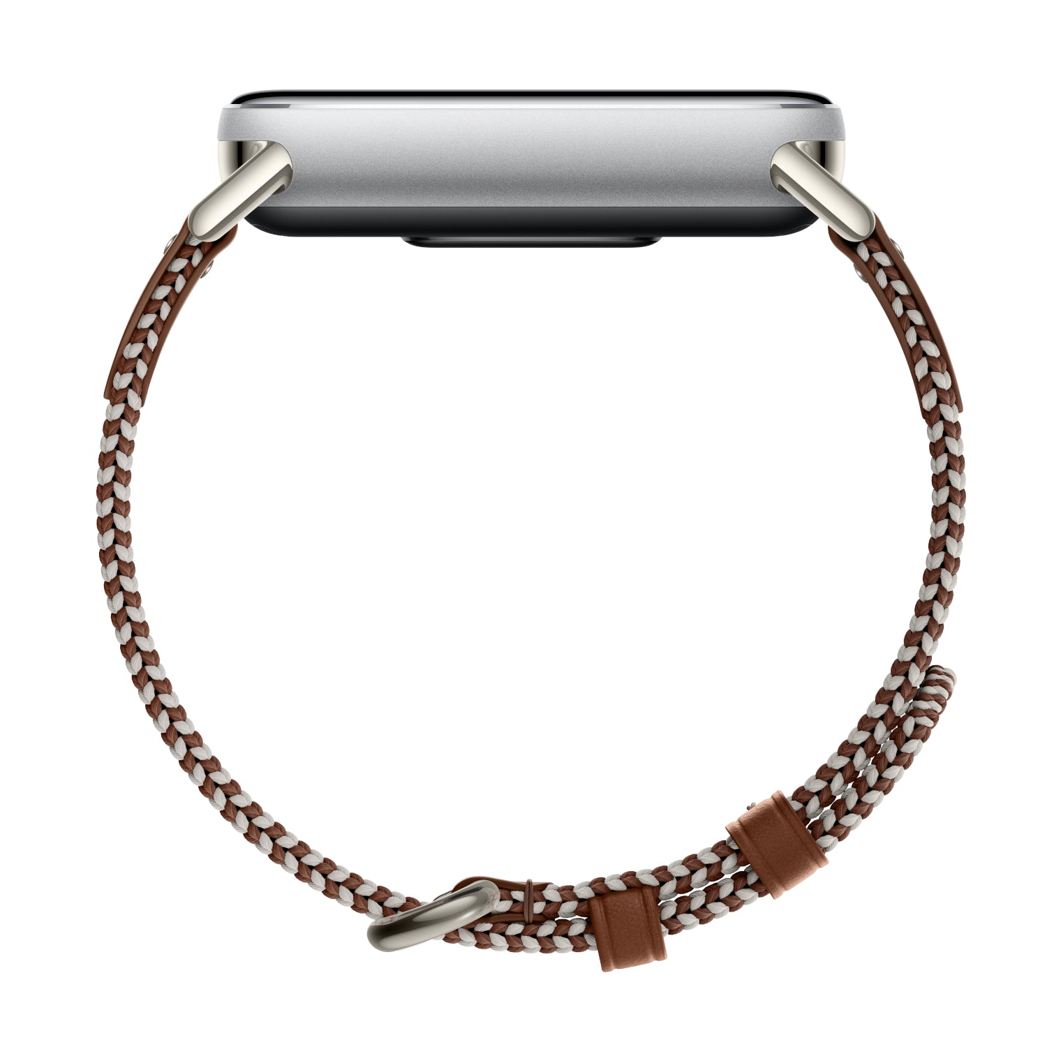 Xiaomi Smart Band 10 Knitted Silk Strap - Feather Brown - alternate product view 4