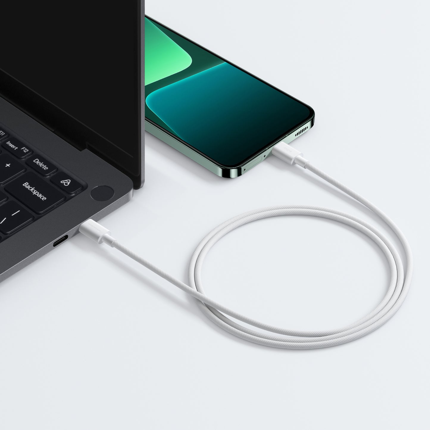 Xiaomi 3A Braided USB Type-C to USB Type-C Cable 1M - White - alternate product view 5