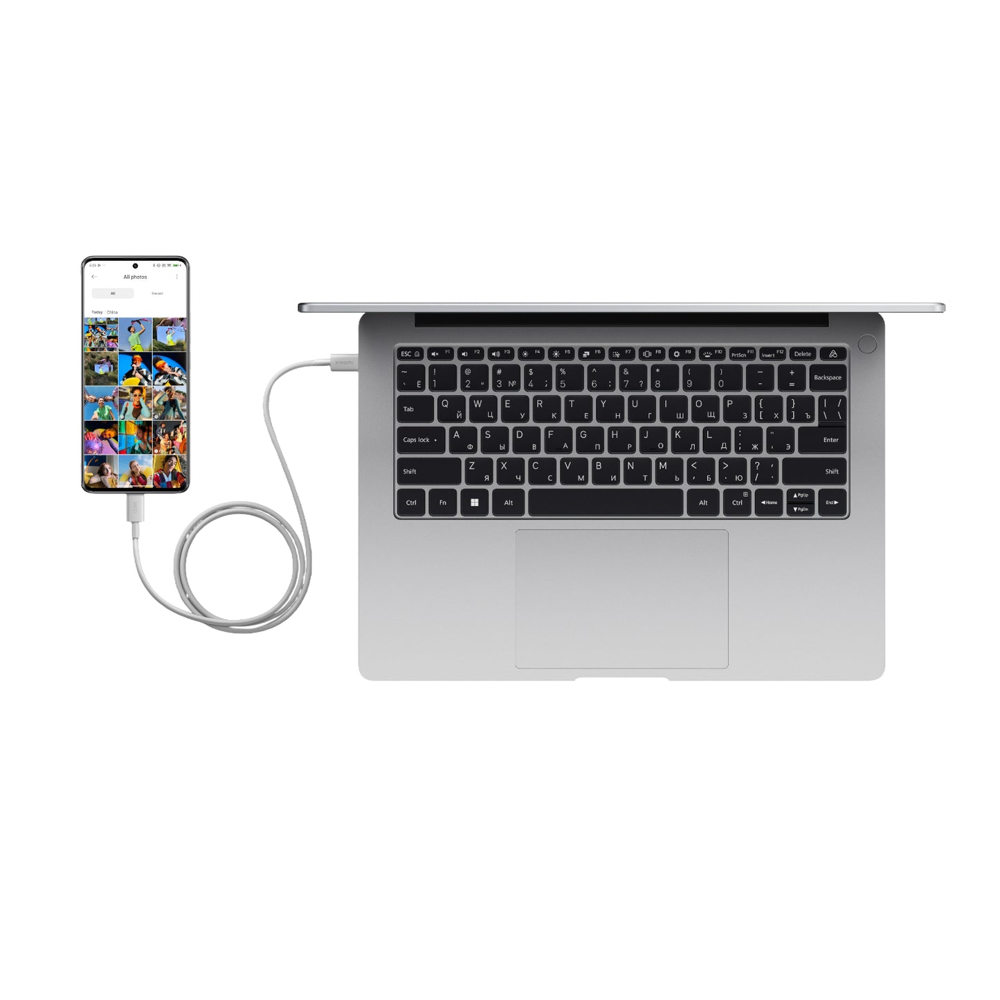 Xiaomi USB4 6A USB Type-C To USB Type-C Braided Cable 2m- (120W, 480 Mbps) - alternate product view 5