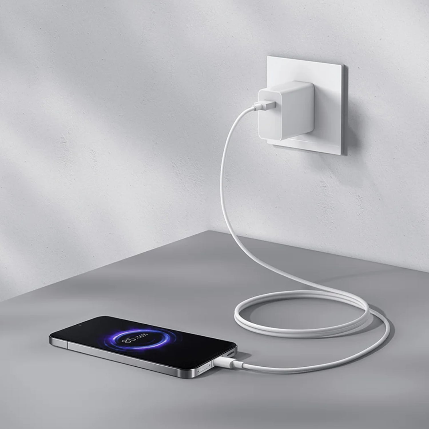 Xiaomi 3A USB-A to USB Type-C Cable 1M - White - alternate product view 3