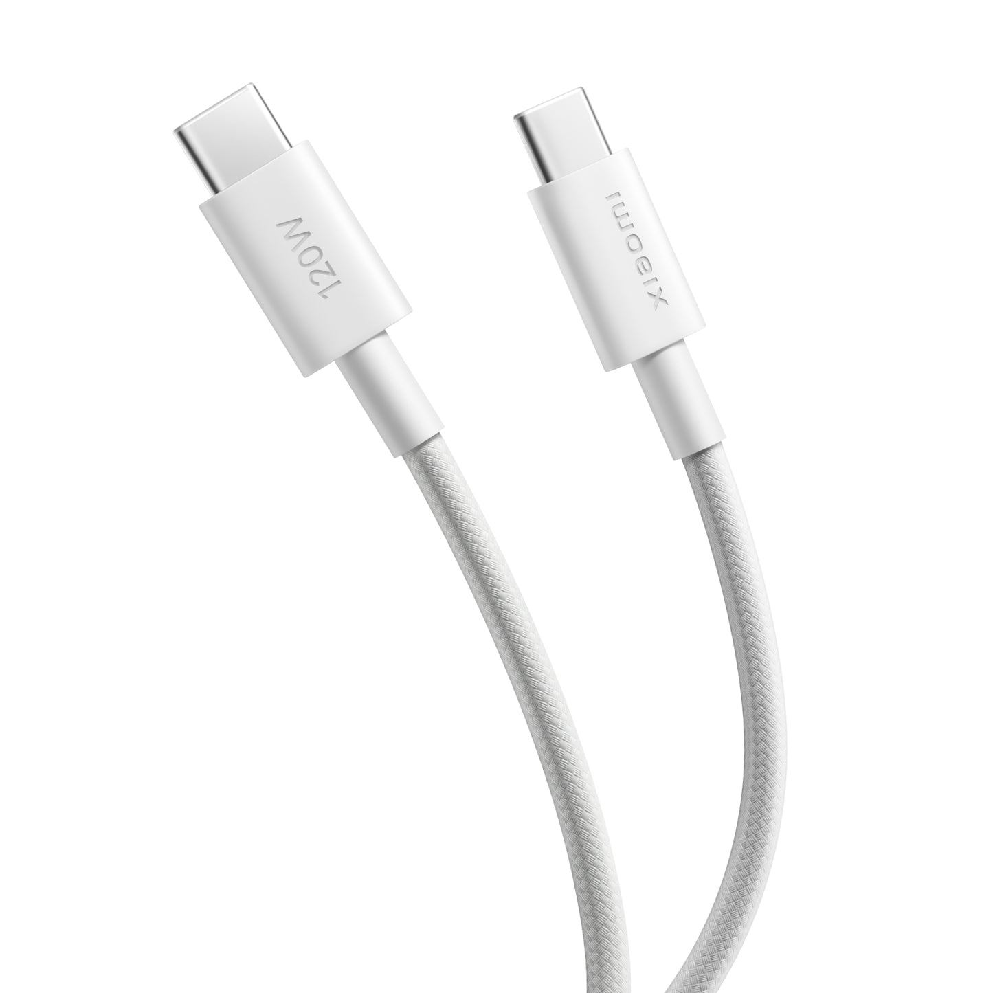 Xiaomi 6A Braided USB Type-C to USB Type-C Cable (1m) - White - alternate product view 2