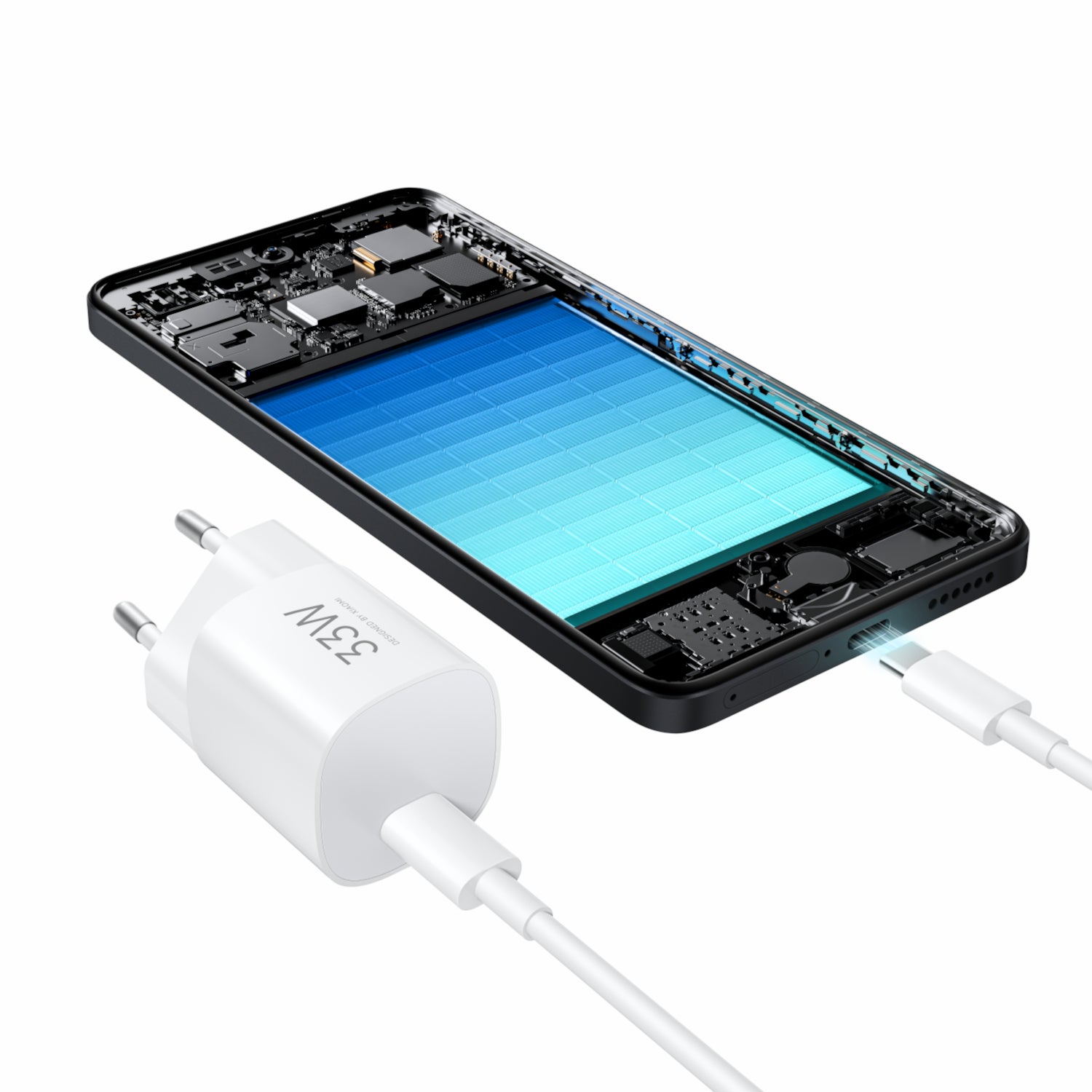 Xiaomi 33W Nano USB Type-C Charger-White - alternate product view 5