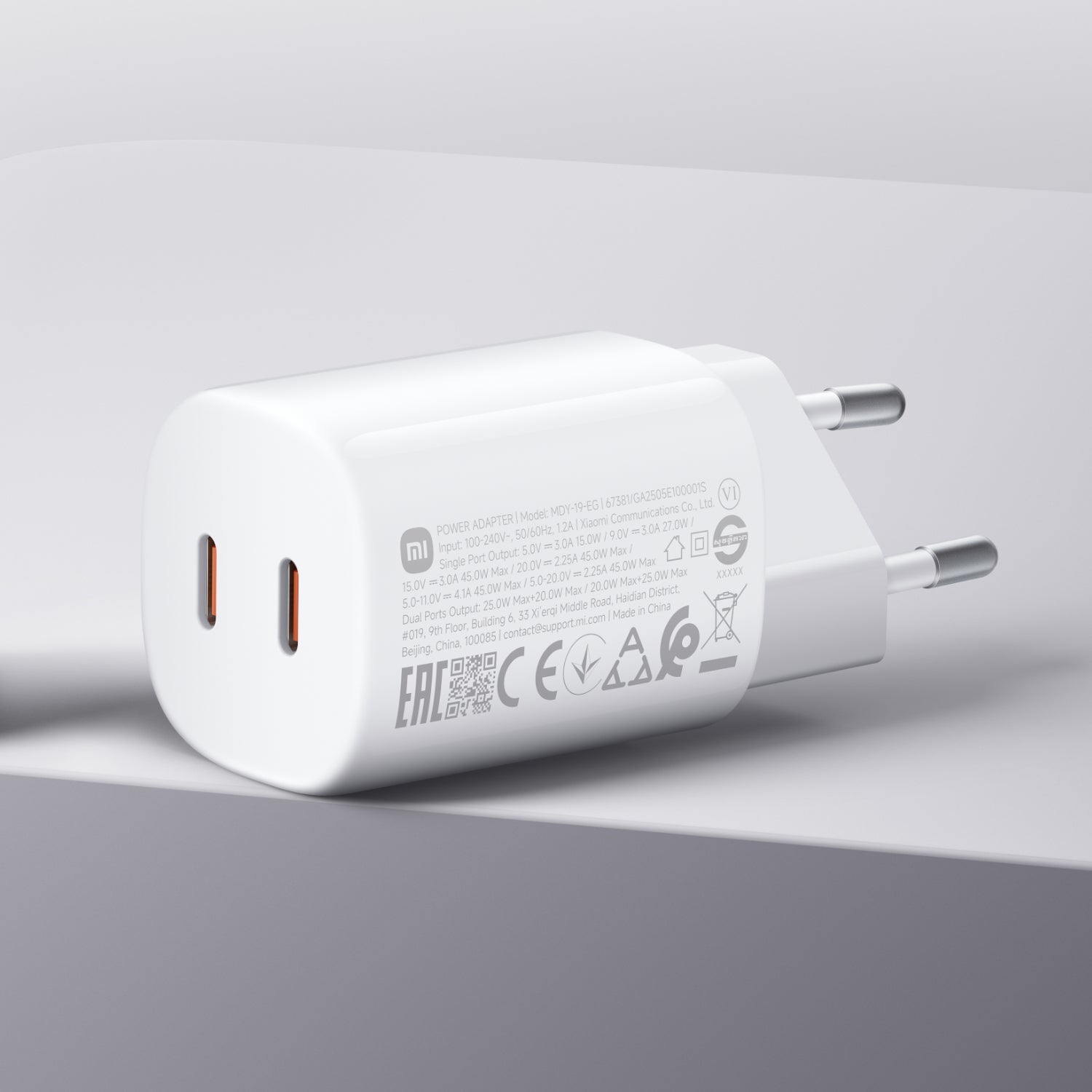 Xiaomi 45W Nano Turbo Power Adapter (2 port) - alternate product view 5