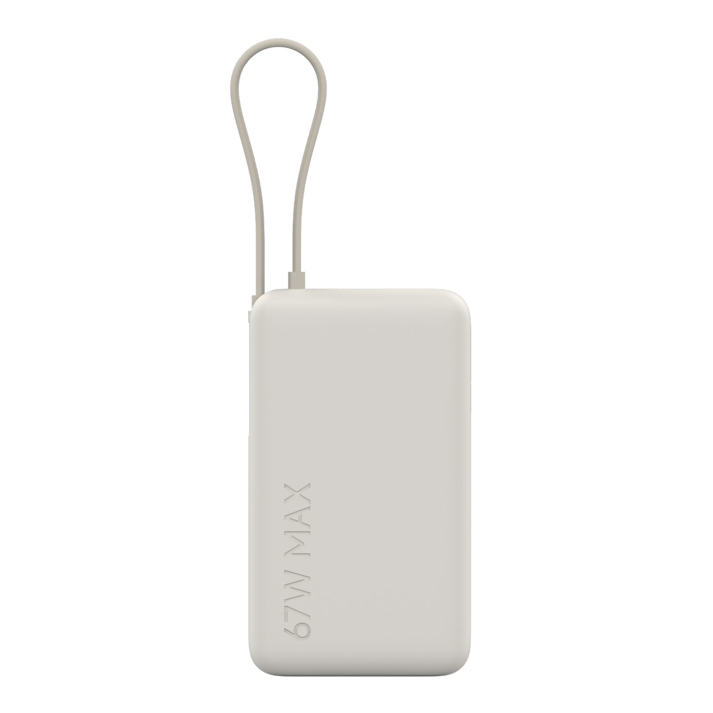 Xiaomi 67W Power Bank 10000mAh (Integrated Cable) - Tan - alternate product view 2