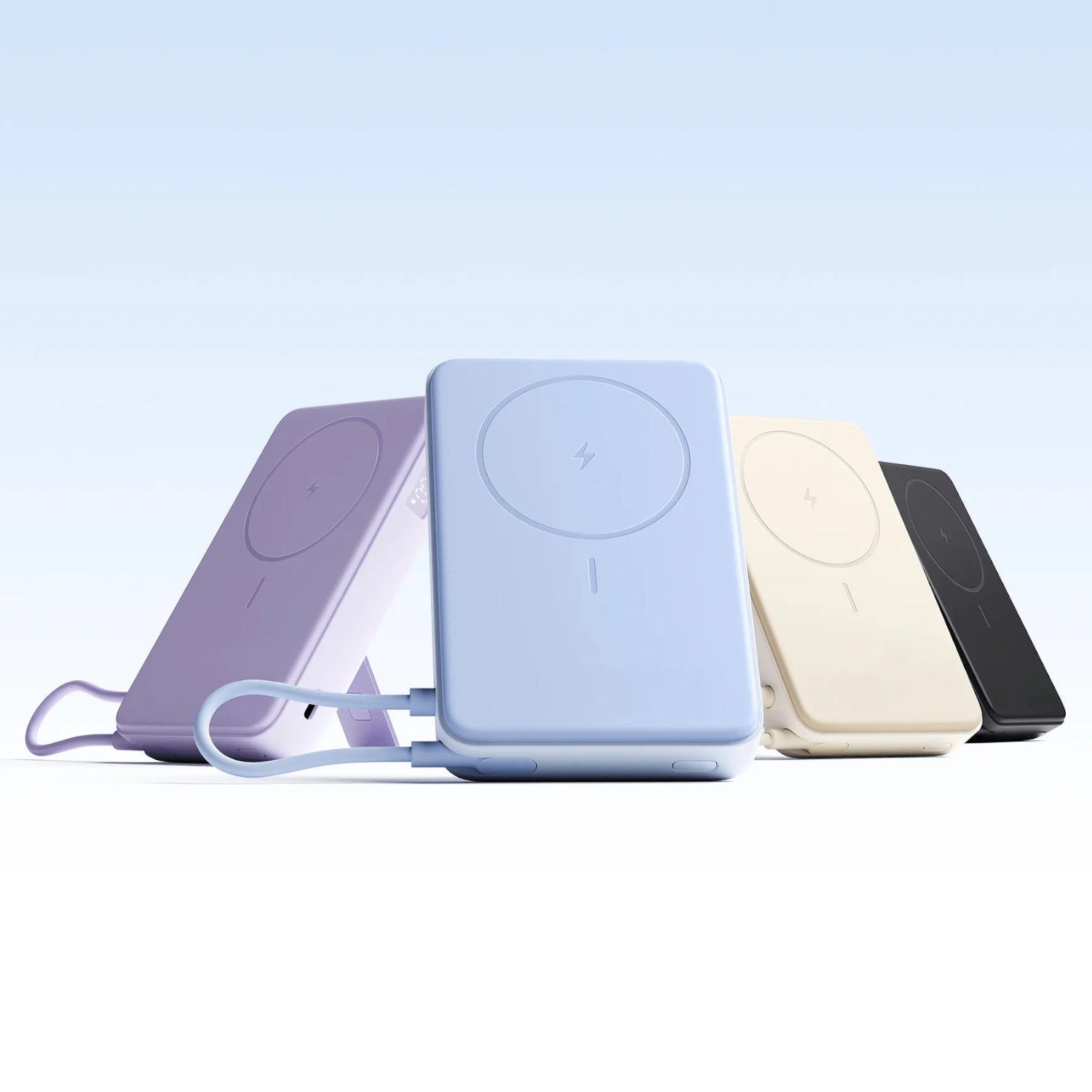 Xiaomi Magnetic Power Bank 10000 with Built-in Stand - Purple - alternate product view 5
