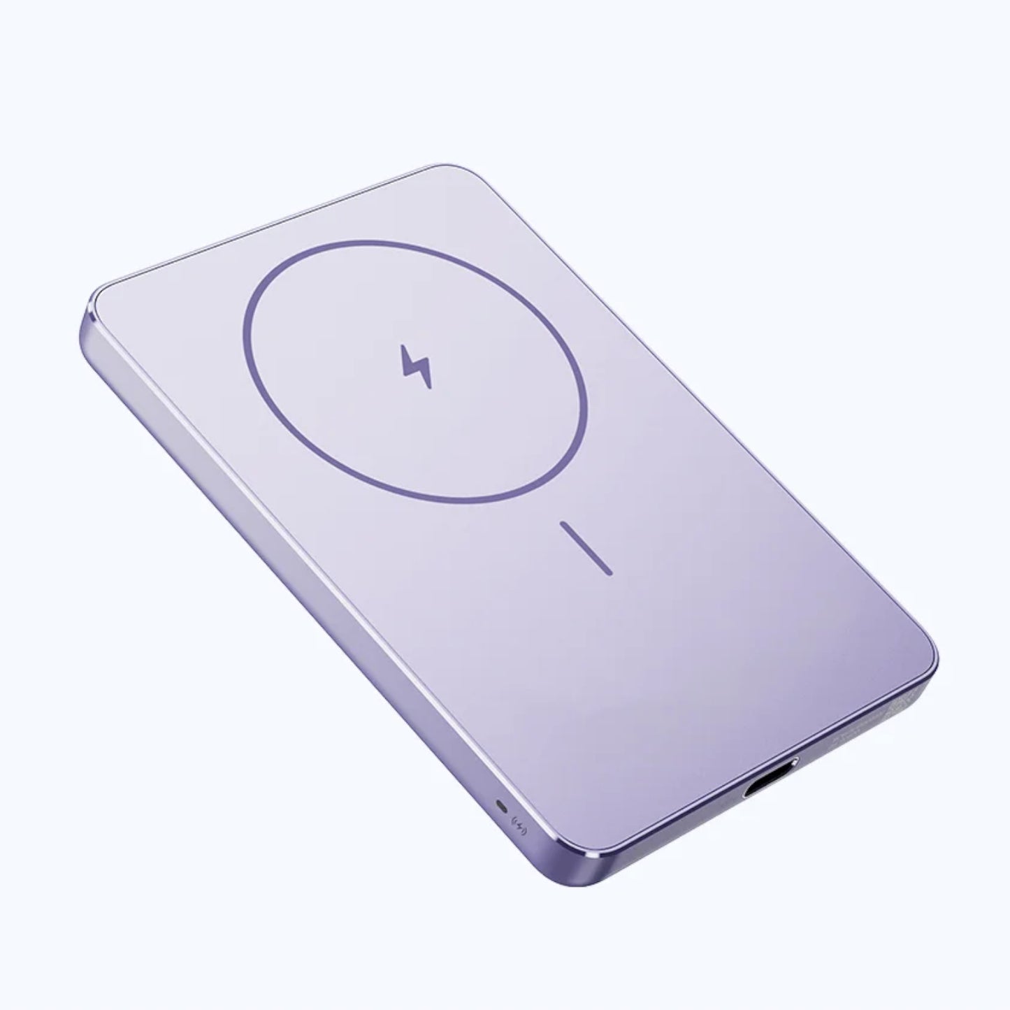Xiaomi Super Slim Magnetic Power Bank 5000 – Purple - alternate product view 3