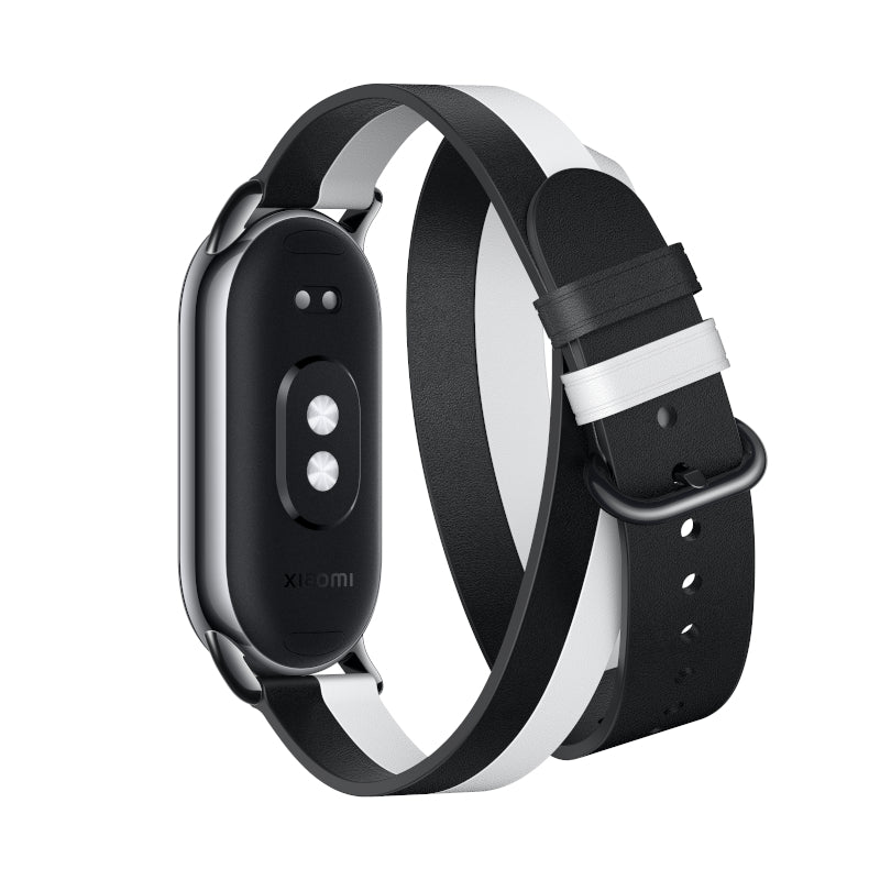 Xiaomi Smart Band 8 Double Wrap Strap - Black and white - alternate product view 3