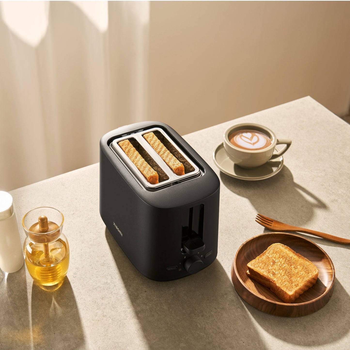 Xiaomi Dual Wide-Slot Toaster-Black - alternate product view 10