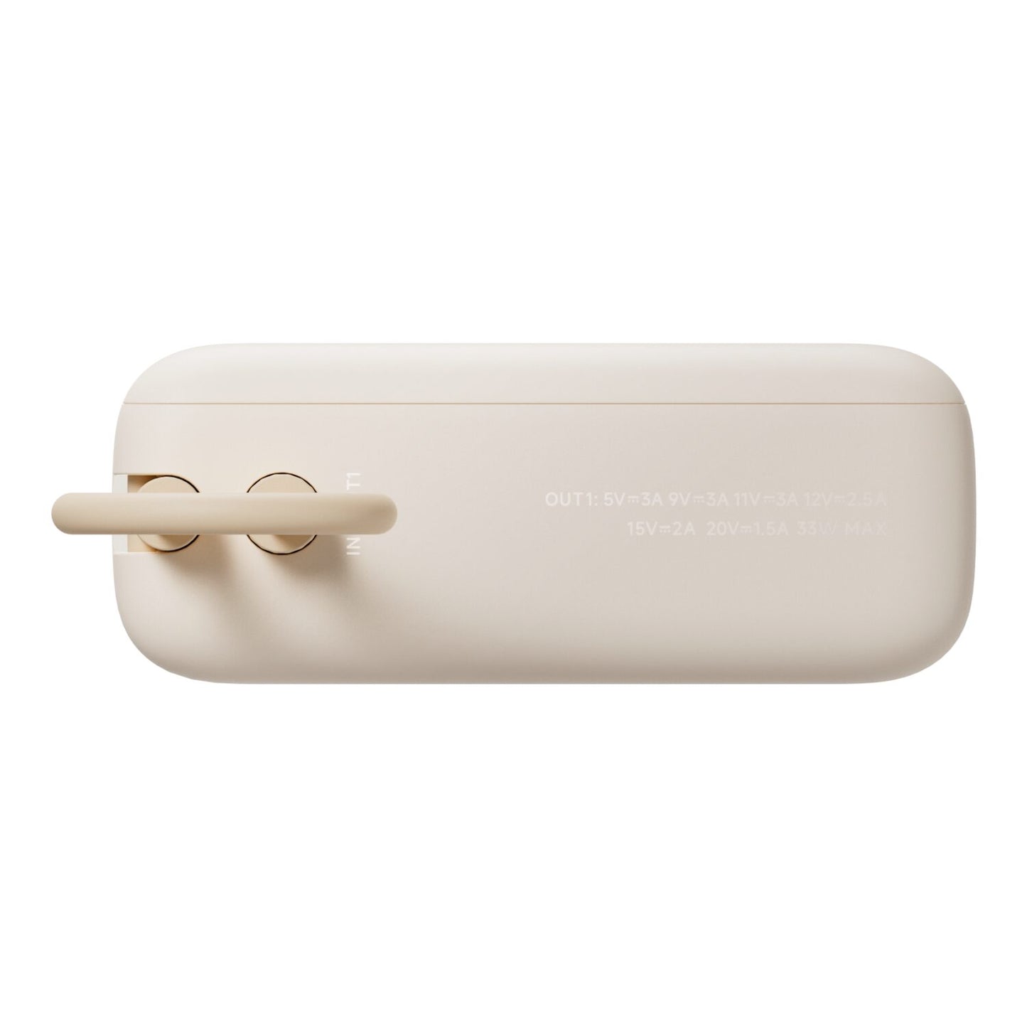 Xiaomi 33W Power Bank 10000 (Integrated Cable) - Tan - alternate product view 6