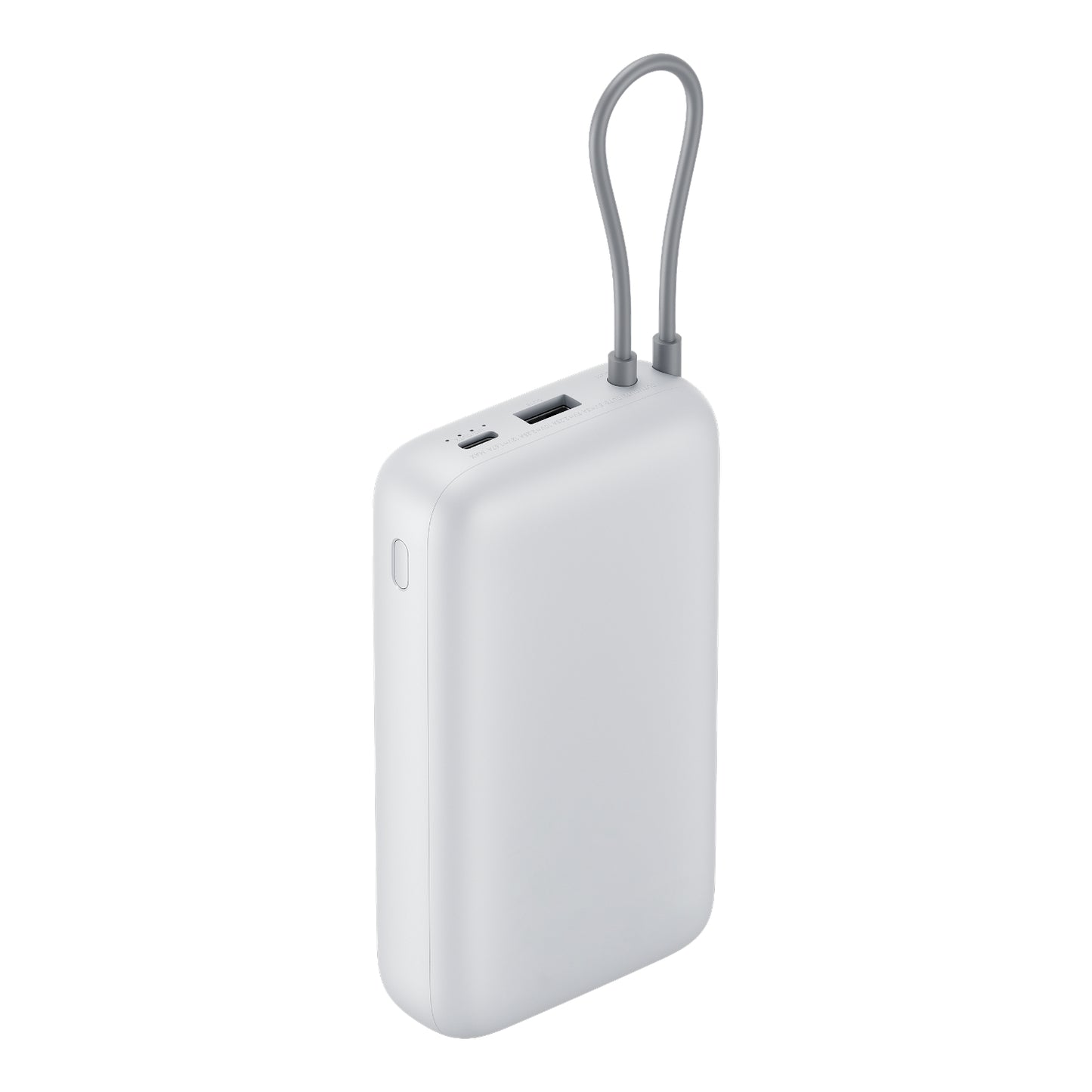 Xiaomi Power Bank 20000mAh (Integrated Cable) - Light Grey - alternate product view 3