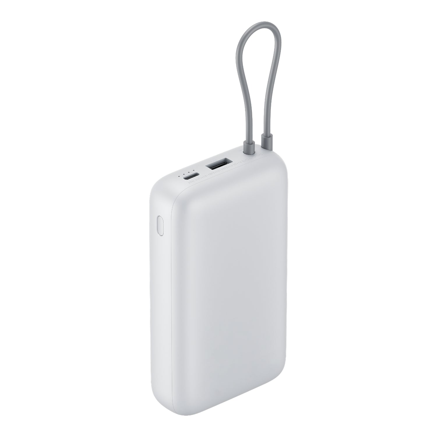 Xiaomi Power Bank 20000mAh (Integrated Cable) - Light Grey - alternate product view 3