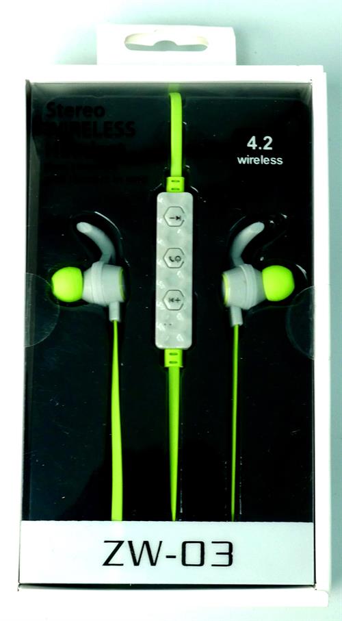 Geeko Wireless Bluetooth Earphones Green