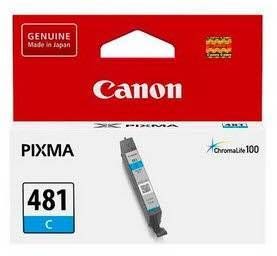 Canon CLI 481 Cyan Ink Cartridge - Compatible Printer Canon Pixma TS8140