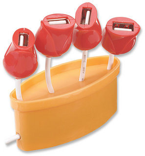 Manhattan Hi-Speed USB Hub - Flower Pot