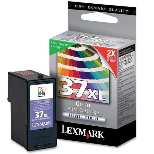 Lexmark 37XL Colour CMY Original Ink Cartridge delivers vibrant