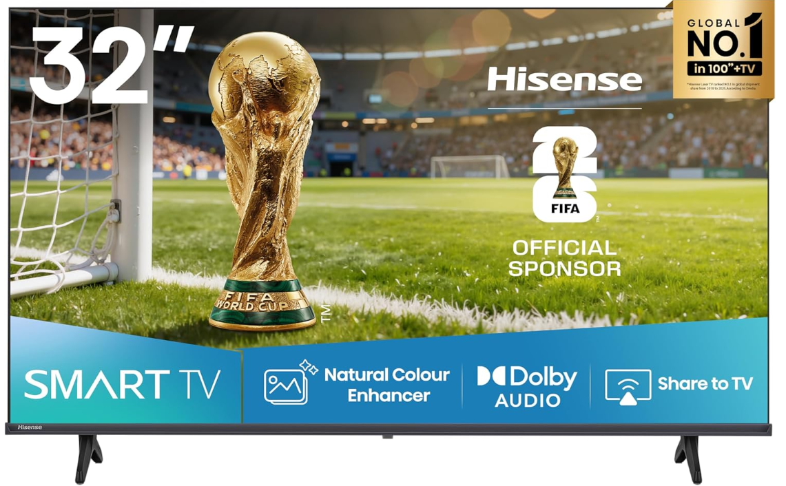 Hisense 32-inch HD Ready Smart LED TV