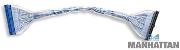 Manhattan 10-inch ATA 100 Round flat Cable (341714)