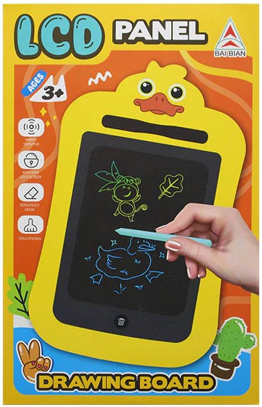 Brainware LCD Panel Drawing Board Pink