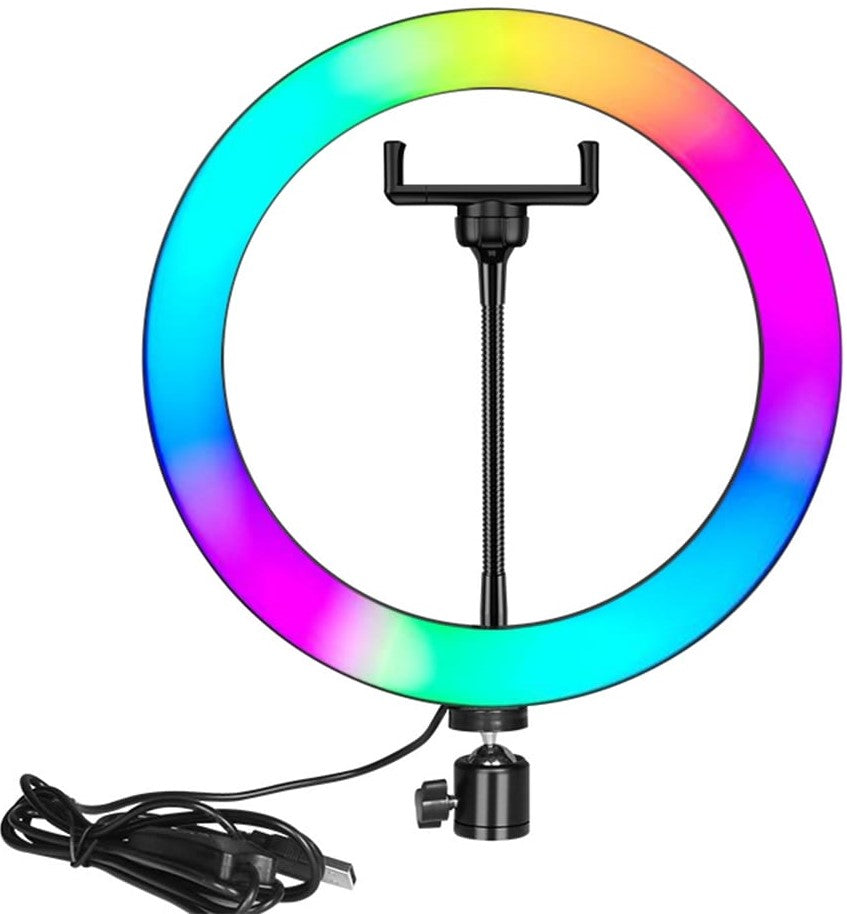 Nesty 12-inch Multipurpose USB Powered Selfie RGB LED Ring