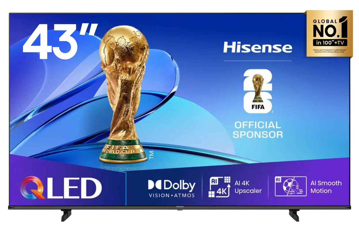 Hisense 43-inch UHD QLED Smart LED TV