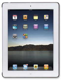 Manhattan iPad 2 Silicon Slip-fit Shell Smoke Gray - Material: ABS plastic hard cover with microsuede lining