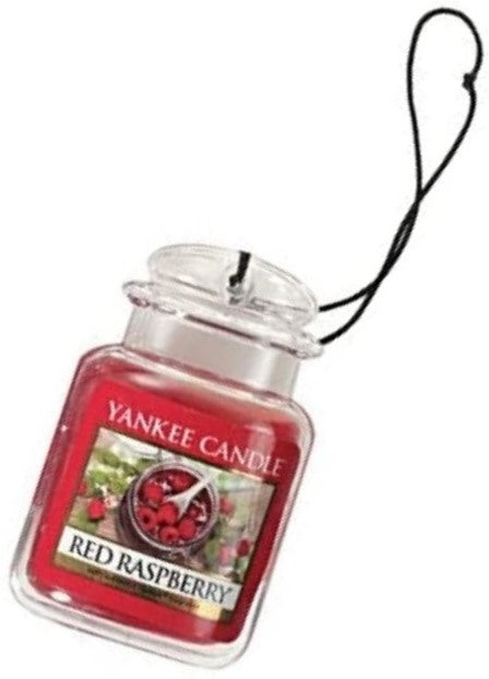 Yankee Candle Red Raspberry Car Jar - Ultimate fragrance infused hanging jar