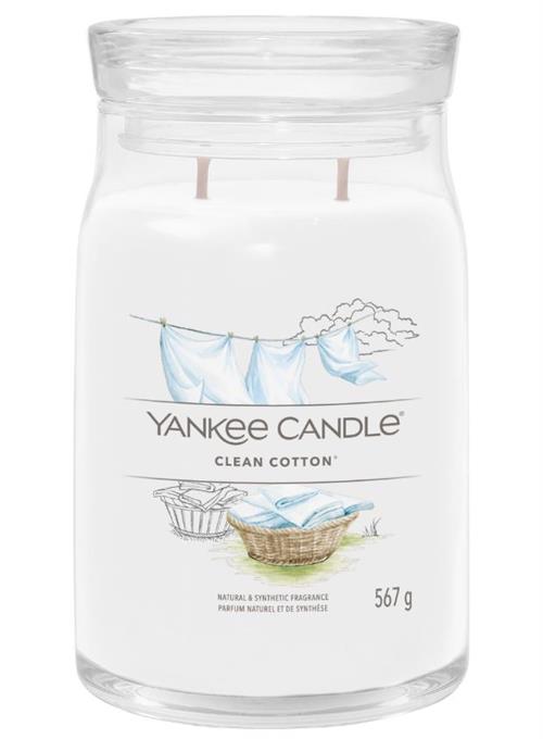 Yankee Candle Clean Cotton Large Jar - Signature Collection Large Jar Candle