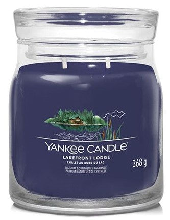 Yankee Candle Signature Collection Lakefront Lodge Medium Jar - New jar design