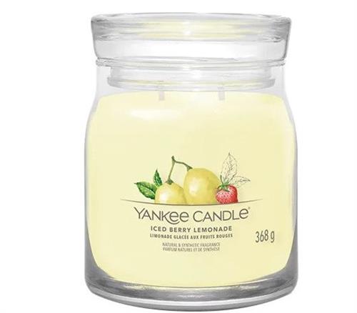 Yankee Candle Signature Collection Iced Berry Lemon Medium Jar - New jar design