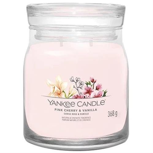 Yankee Candle Signature Collection Pink Cherry Vanilla Medium Jar - New jar design