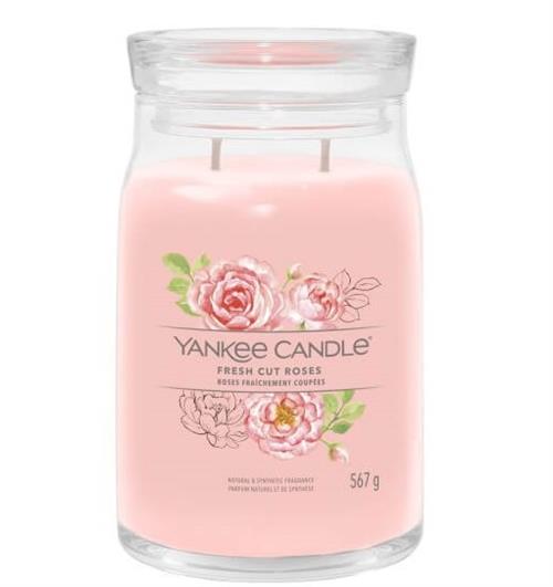 Yankee Candle Fresh Cut Roses Large Jar - Signature Collection Large Jar Candle