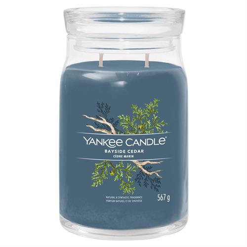Yankee Candle Bayside Cedar Large Jar - Signature Collection 2-Wick Candle