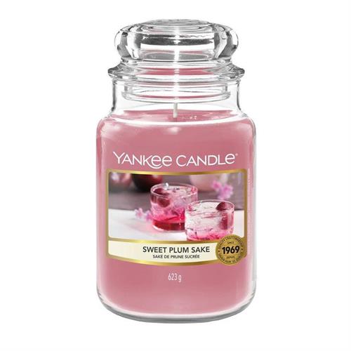 Yankee Candle Plum Sake Large Jar Retail Box No warranty
