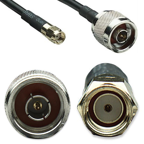 Intellinet Antenna CFD200 N Type Male & RSP SM Female Cable - 7.5 metre Cable Length