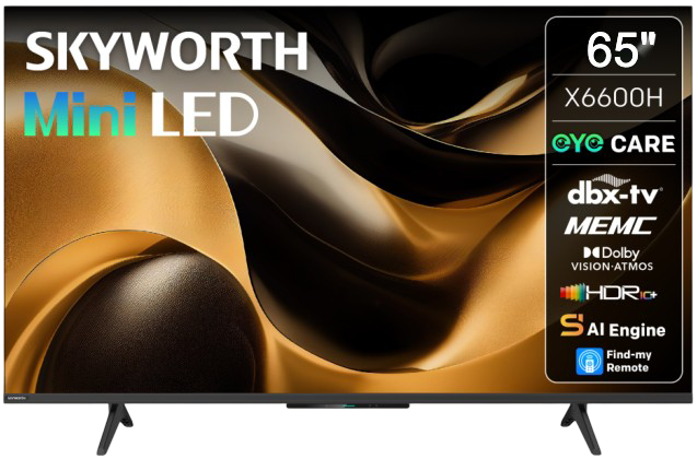 Skyworth 65-inch 4k UHD MiniLED Google TV