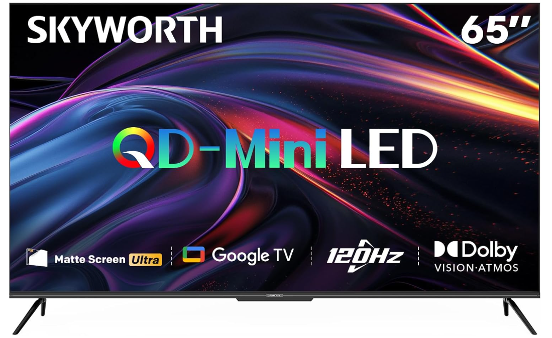 Skyworth 65-inch UHD Mini LED Google TV
