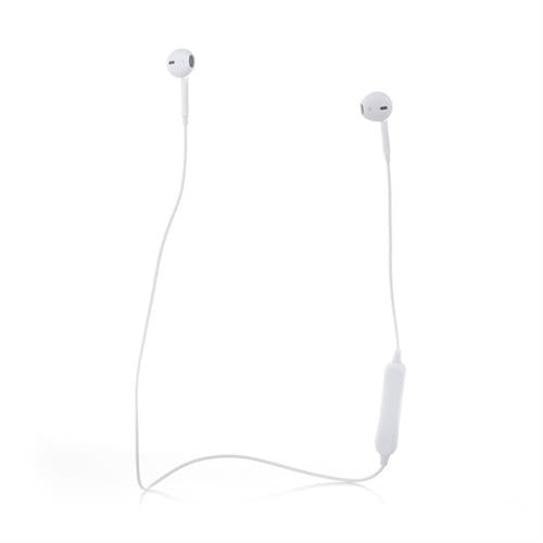 Ezra In Ear Bluetooth Handsfree Sweatproof White Earphones - Bluetooth 4.2