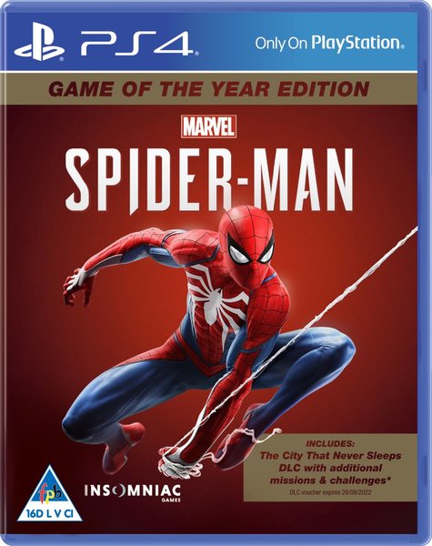 PlayStation 4 Game Spider-Man Game of the Year Edition