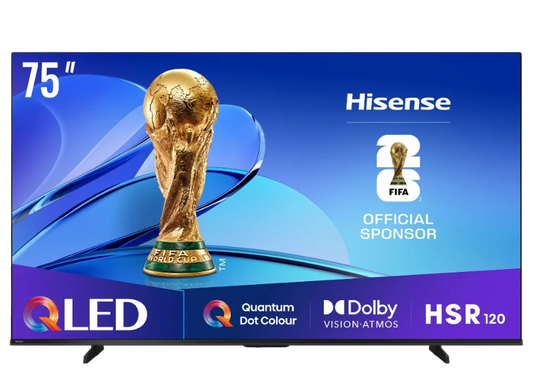 Hisense 75-inch QLED 144Hz Smart LED TV