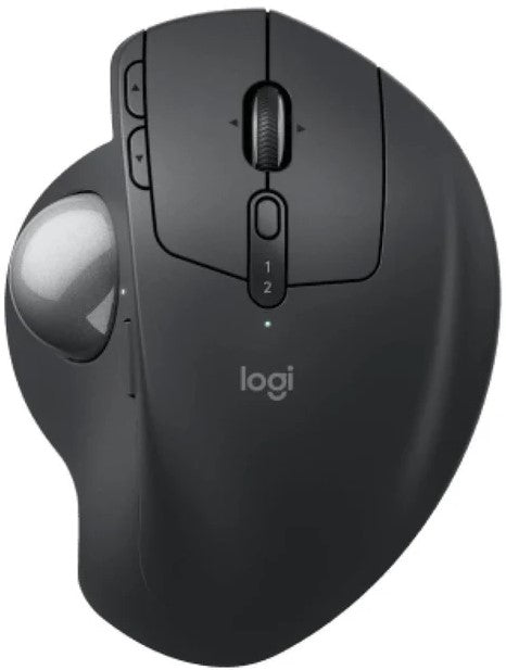 Logitech MX Ergo S Wireless Mouse Black - Form factor Right-hand