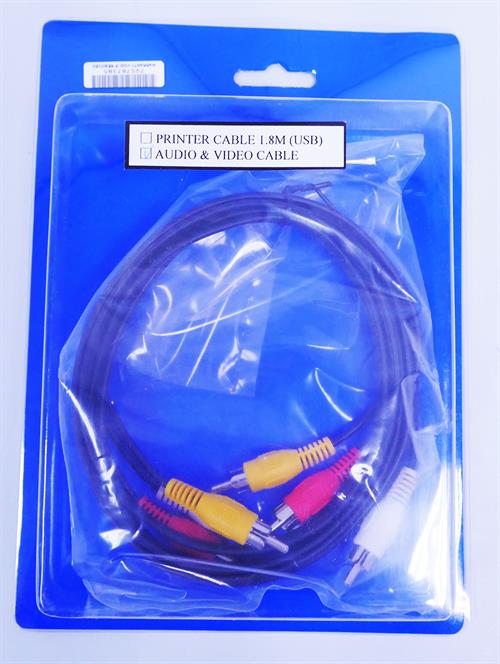 UniQue Audio/Video Cable RCA M-M 1.8M