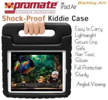 Promate Bamby.Air Shockproof Impact resistant case with convertible stand Colour:Black