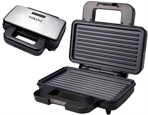 Sokany Multifunctional Grill Maker- Non-Stick Coating Cooking Surface Plates
