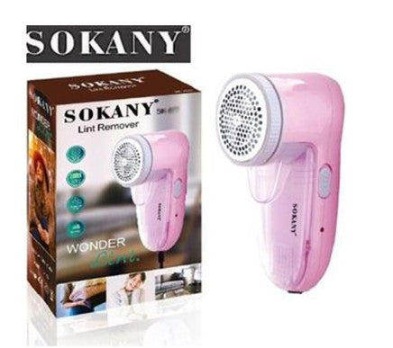 Sokany Lint Remover Rechargeable Pink - a compact