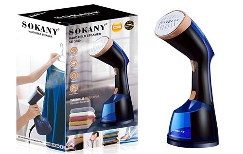 Sokany Black And Blue Handheld Garment Steamer