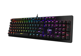 KWG Draco M1 Mechanical RGB Light Keyboard - RGB Backlighting Built-in lighting effects