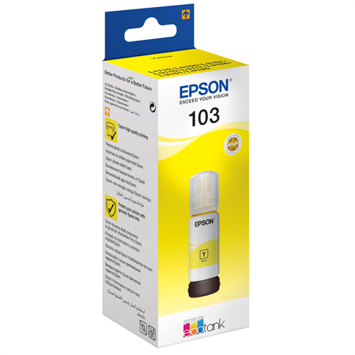 Epson 103 Ecotank Magenta Ink Bottle 65ml - Compatible Printers Epson EcoTank L3150